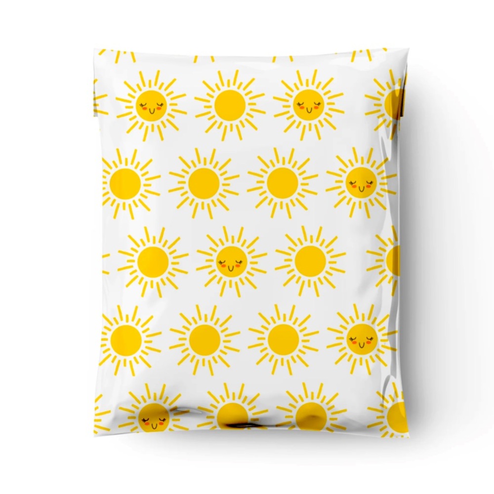 BEST SELLING☀️20 sunshine Poly Mailers 10 x 13 inch